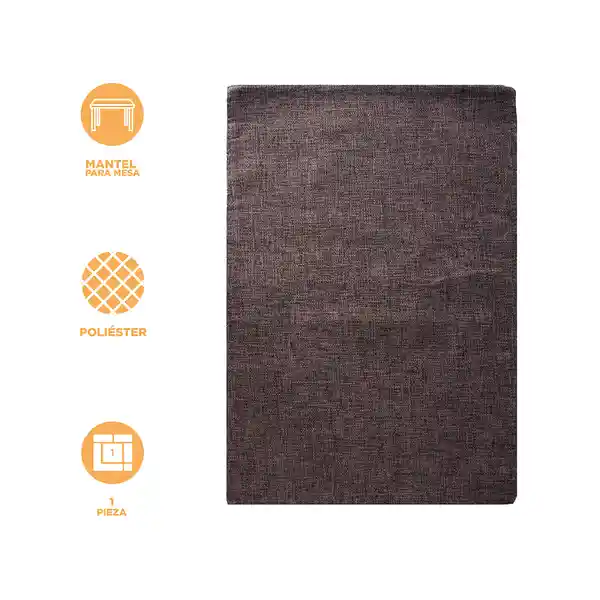 Mantel Individual de Doble Capa Café Serie Miniso
