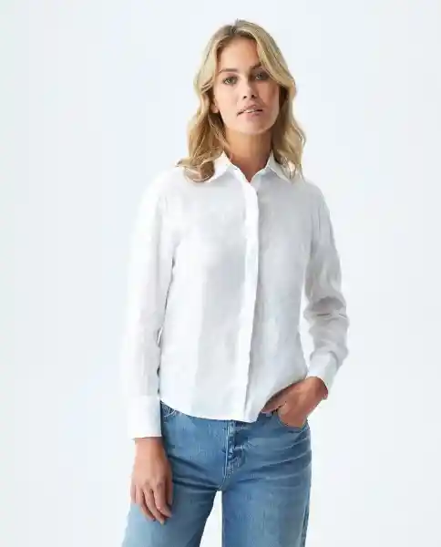 Camisa Lino Basic Talla XL Chevignon