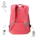 Morral Universitario Porta Pc 14" Misisipi Rojo Mujer