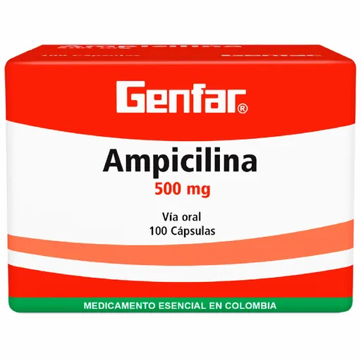 Genfar Ampicilina (500 mg)