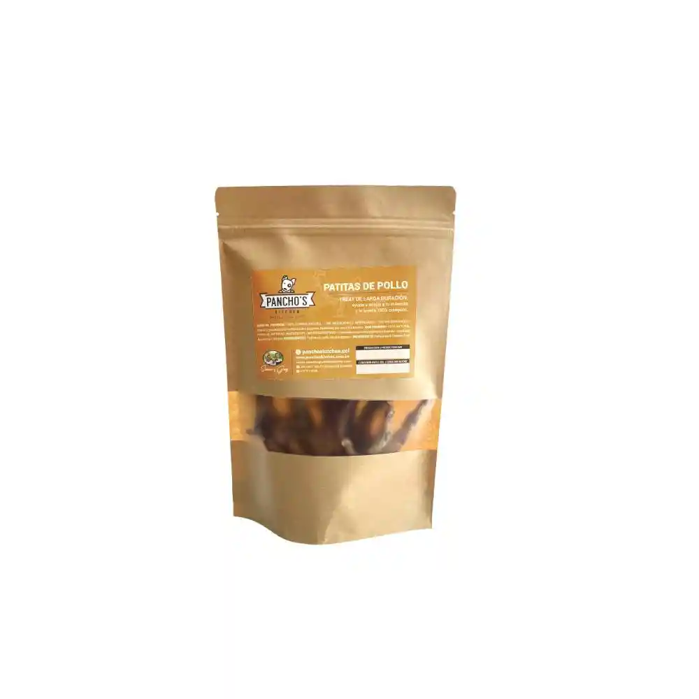 Snack Natural Para Perro Pancho's Kitchen - Patitas de Pollo