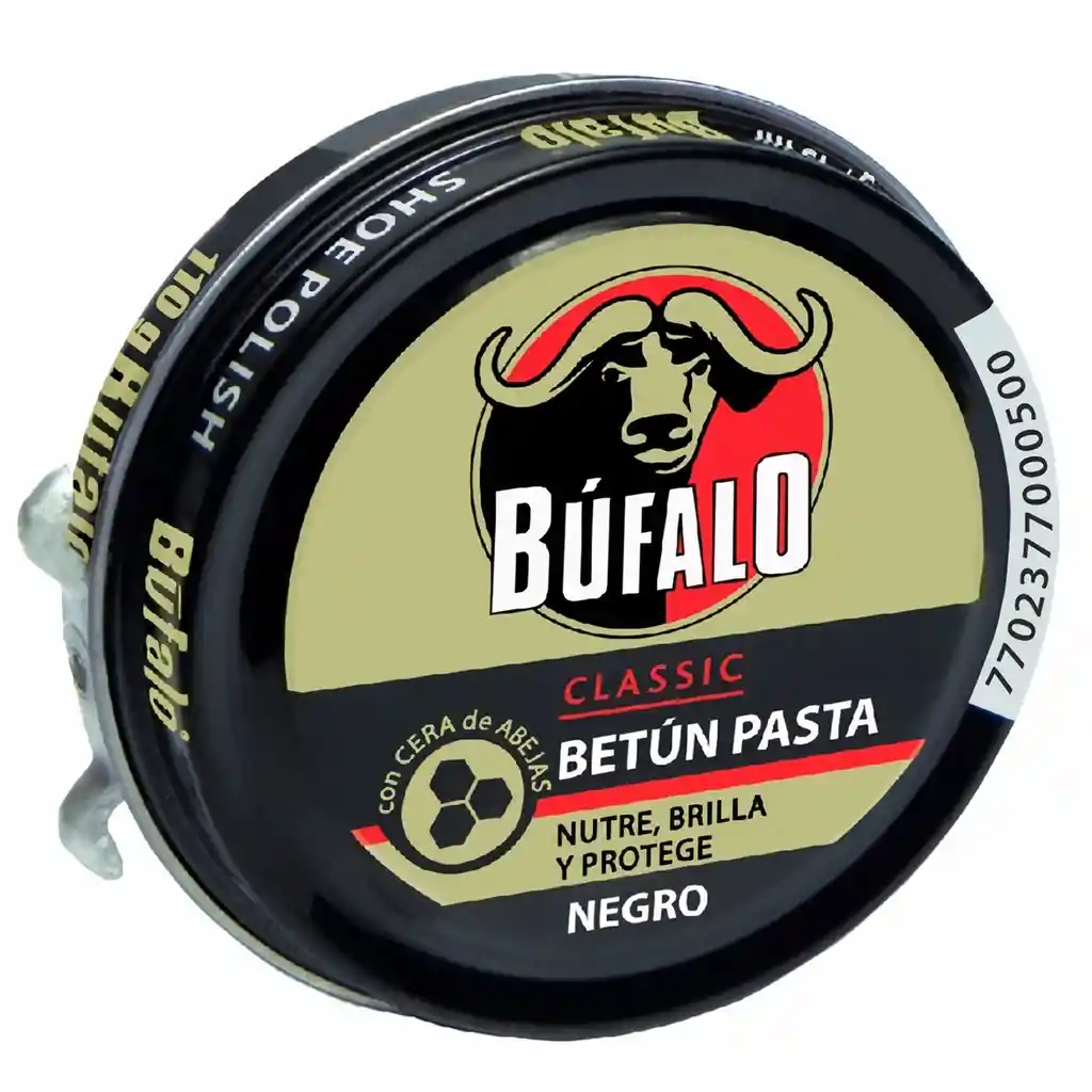 Bufalo Betún en Crema Color Negro