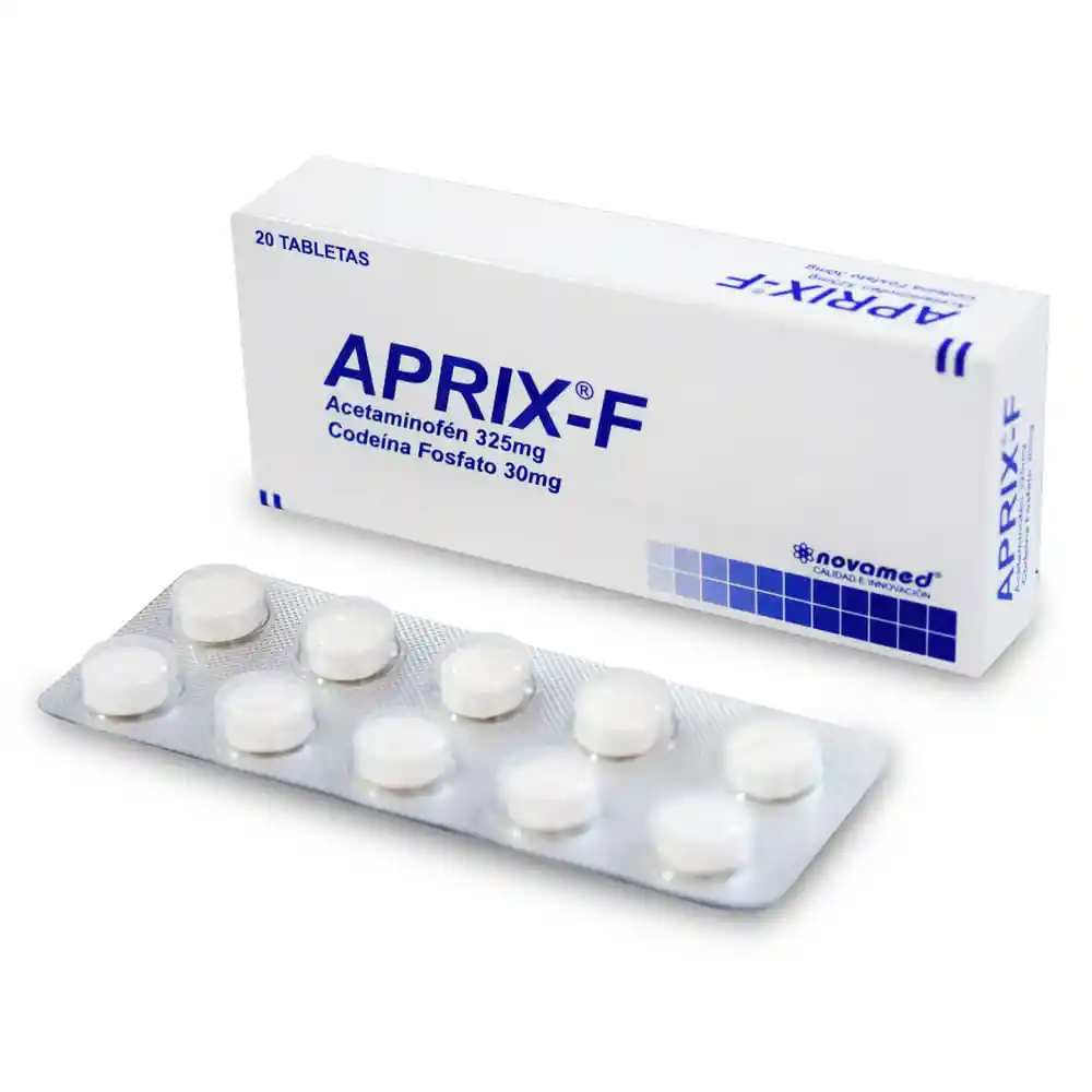 Aprix F Tabletas (325 mg / 30 mg)