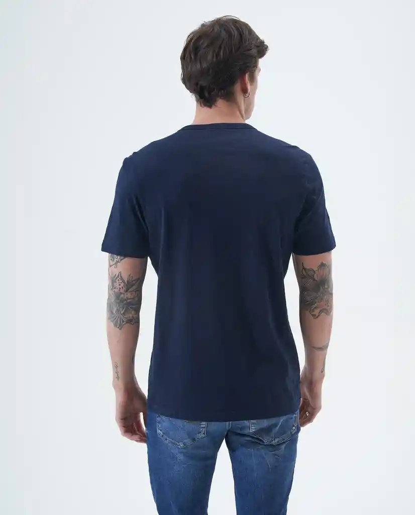 Camiseta Hombre Azul Talla XL 841F024 Americanino