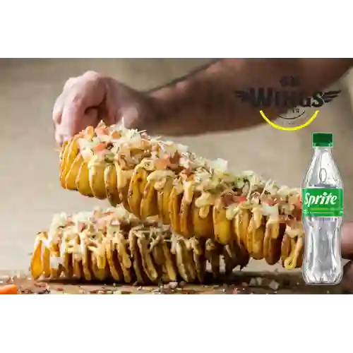 Combo Papa Twister Tex Mex + Sprite Original 400ml