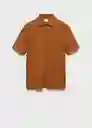 Polo Poloslub-h Marron Talla XS Hombre Mango