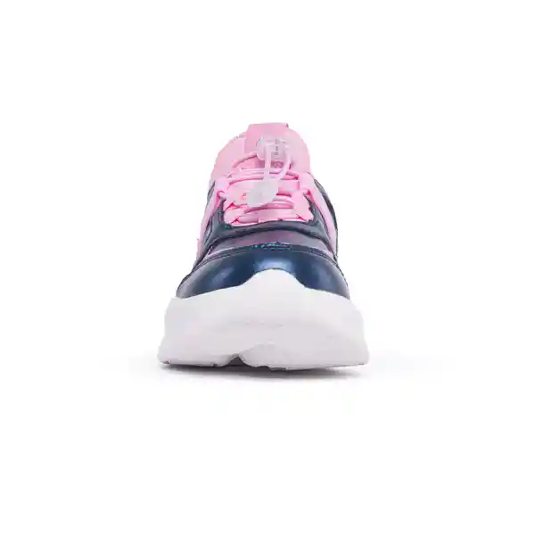 Los Gomosos Tenis Sibir Para Mujer y Niña Azul Rosado Talla 31