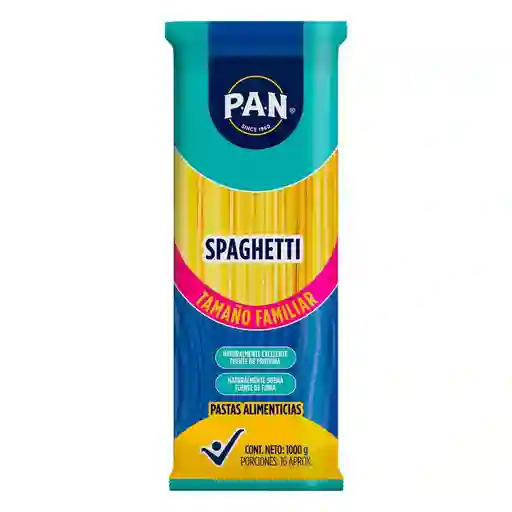 Pastas Pan Spaghetti Tamaño Familiar (1000 Gr)