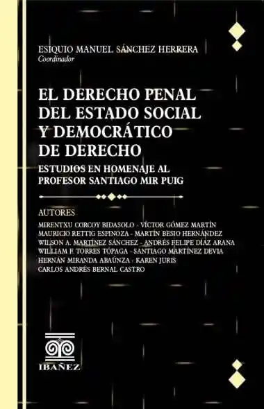 El Derecho Penal Del Estado Social y Democrático de Derecho