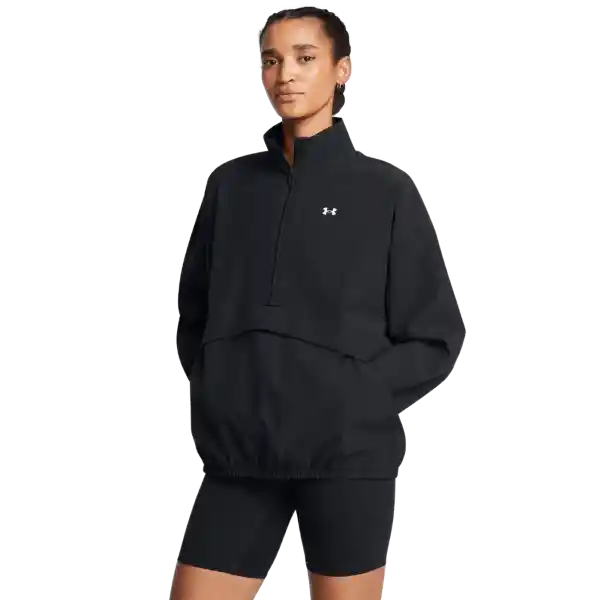 Under Armour Camiseta Armoursport Anorak Negro Mujer Talla LG