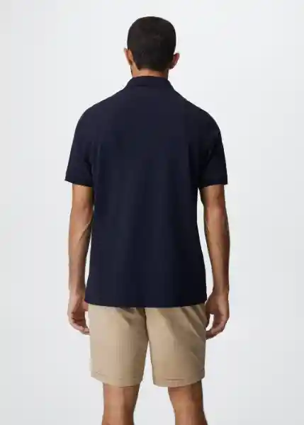 Polo Pels Navy Talla S Hombre Mango