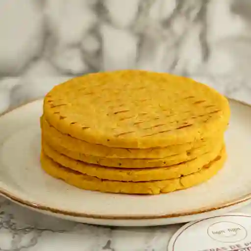 Arepas de platano sin queso