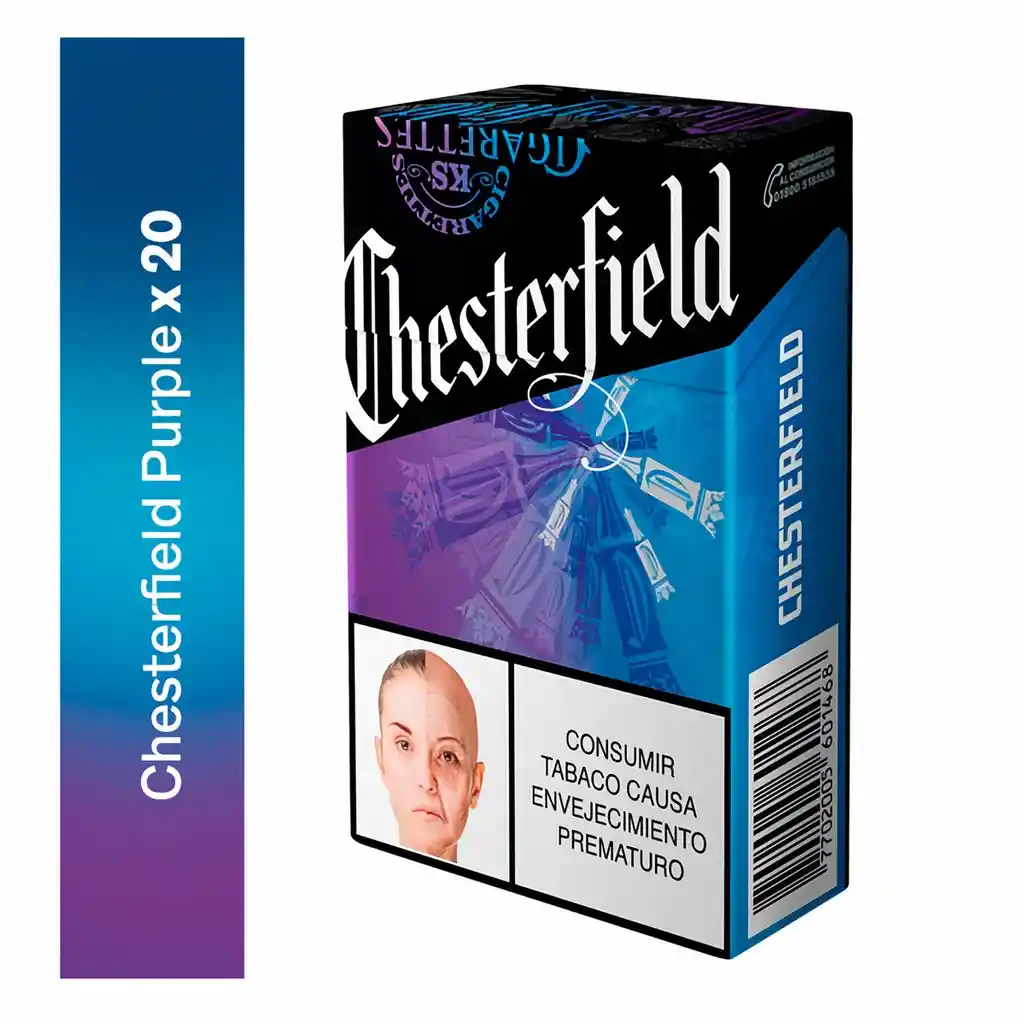 Chesterfield Purple X20 Cigarrillos