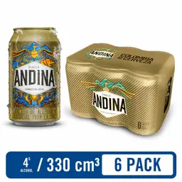 Andina Cerveza Rubia Tipo Lager