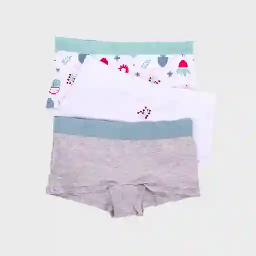 Boxer Algodón Niña Talla 4 190