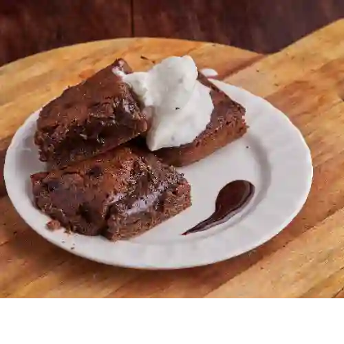 Brownie con Helado