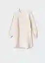 Vestido Camilad Offwhite Talla 12 Niñas Mango