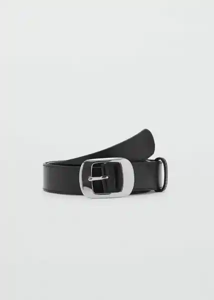 Cinturón Ringo Negro Talla M Mujer Mango