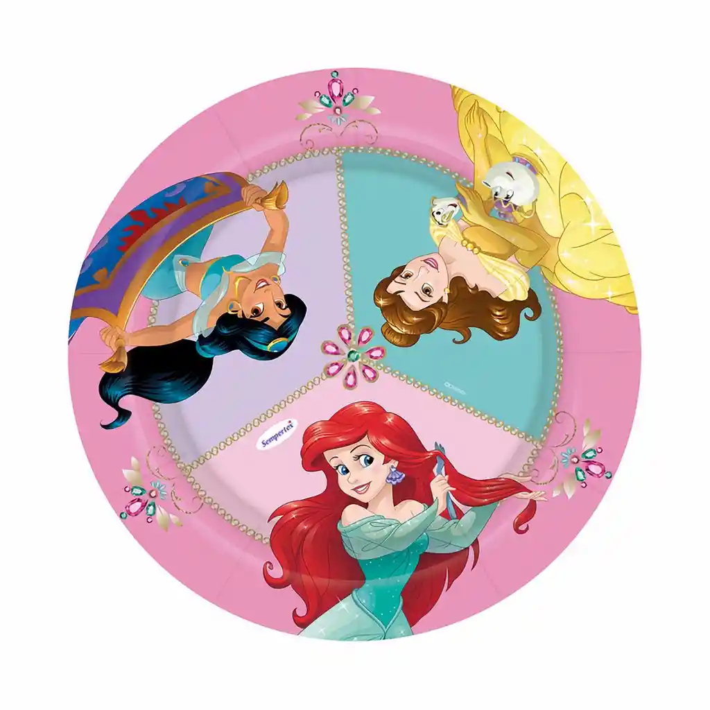 Sempertex Plato Princesas Redondo