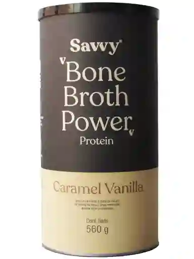 Bone Broth Power Proteína Mezcal en Polvo Caldo Vainilla Caramel