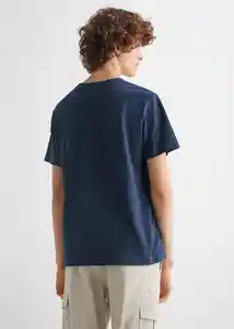 Camiseta Made Navy Talla 19 Teen Niños Mango