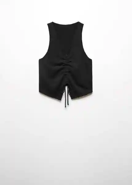 Top Love Negro Talla 20 Niñas Mango