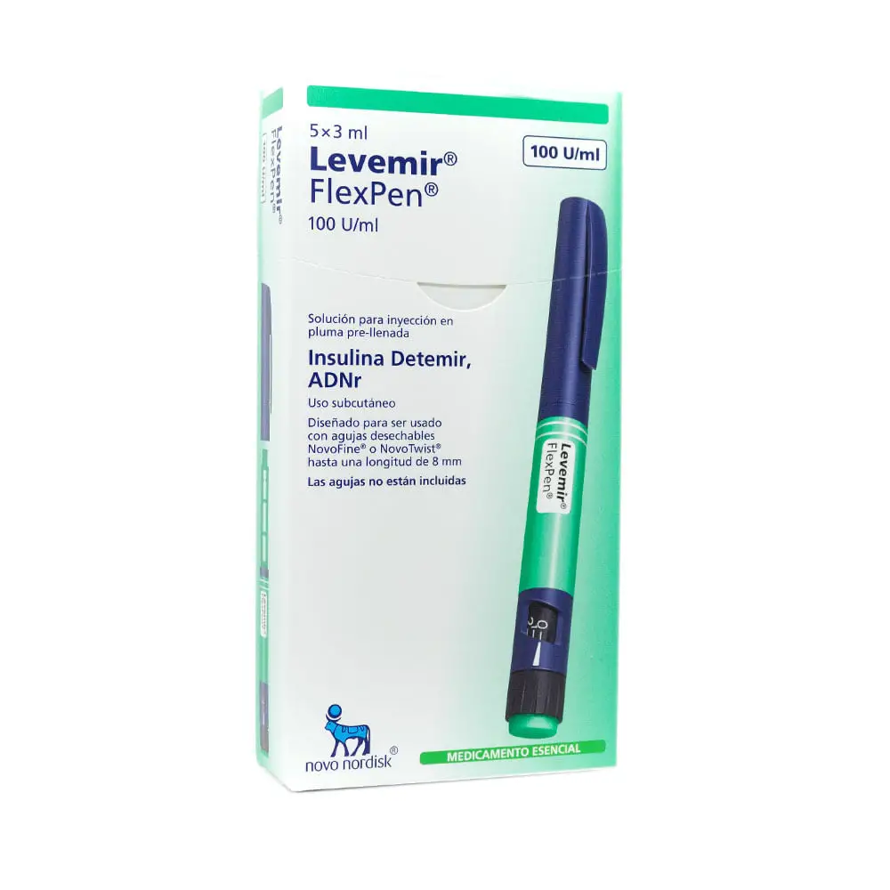 Levemir Flex Pen Solución Inyectable (100 Ui/ mL)