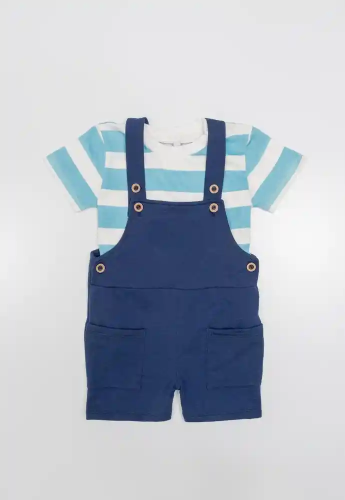 Conjunto Corto 9/12meses-navy