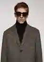 Abrigo York Marrón Talla XL Hombre Mango