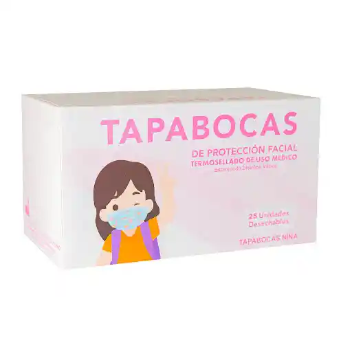 Nesd Tapabocas Protección Facial con Estampado de Niña