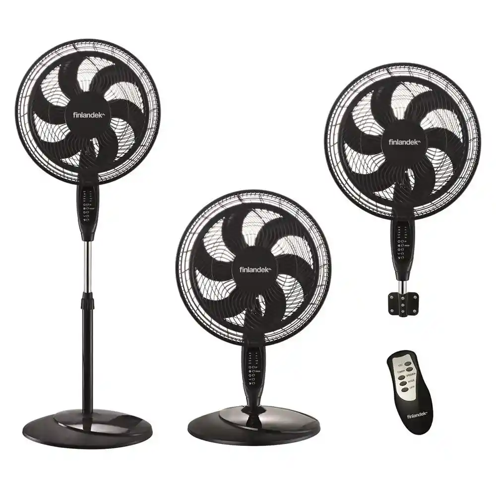 Ventilador 3 en 1 Control Rem Finlandek Fi-hvf199co