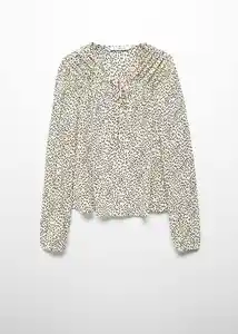 Blusa Pomelo Crudo Talla S Mujer Mango