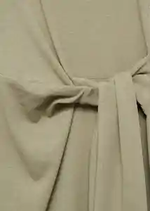 Vestido Ferti Khaki Talla M Mujer Mango
