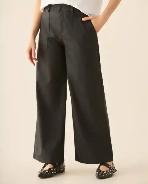Pantalón Negro Jaguar Ultraoscuro Talla 14 433G011 Esprit