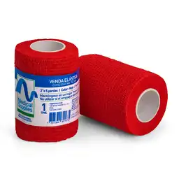  Yar Venda Elastica Cohesiva Rojo 3 X 5 