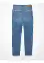 Jean Mom Azul Talla 0 Long Mujer American Eagle