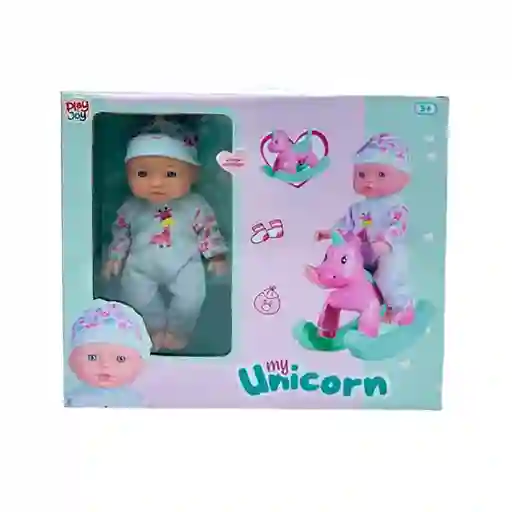 Play And Joy Set Muñeca mi Unicornio