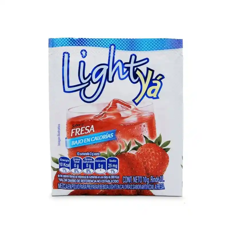 Light Yá Refresco en Polvo Sabor Mora