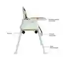 Silla Comedor 3 en 1 Smart Beige Bebesit Yy22qbg