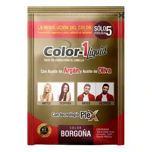 Color-1 Tintura Líquida 5 Minutos Borgoa