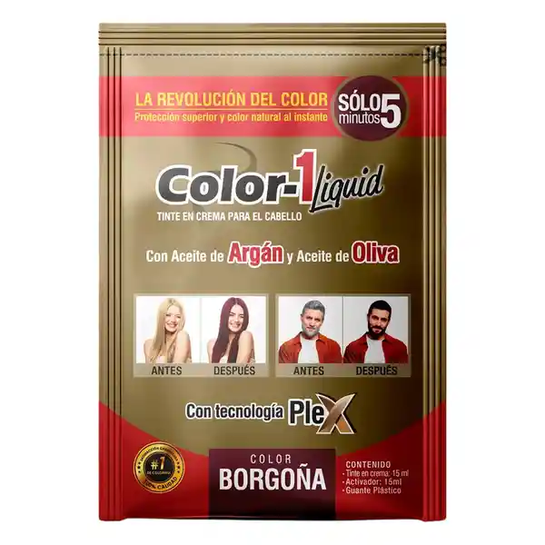 Color-1 Tintura Líquida 5 Minutos Borgoa