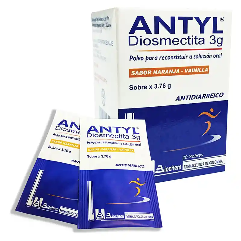 Antyl Solución Oral con Sabor a Naranja y Vainilla (3 g)