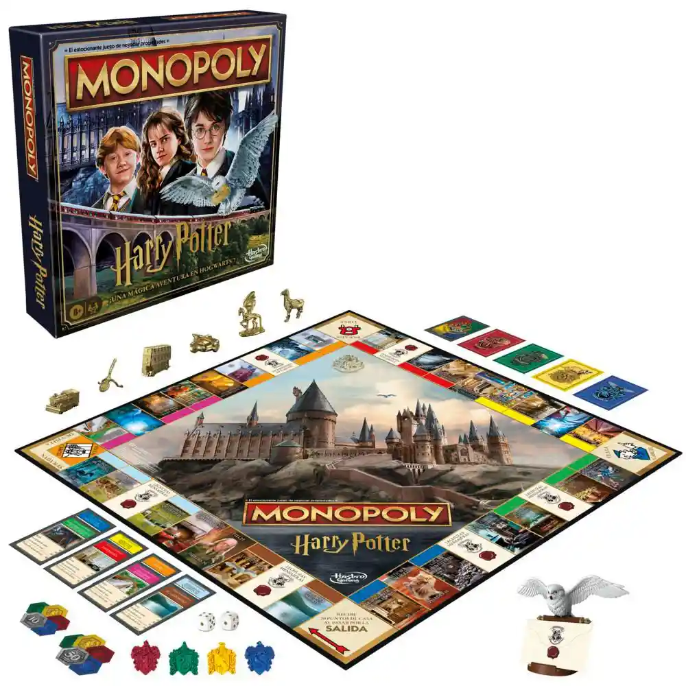 Hasbro Gaming Juego de Mesa Monopoly Harry Potter