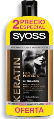 Syoss Shampoo y Acondicionador Liso Perfecto Keratin