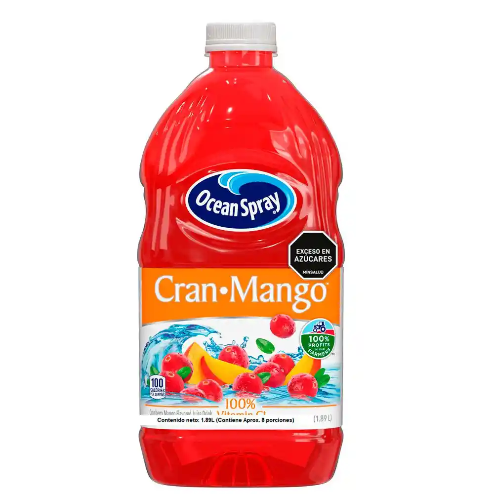 Ocean Spra Jugo Cranberry Mango y Ocean Spray