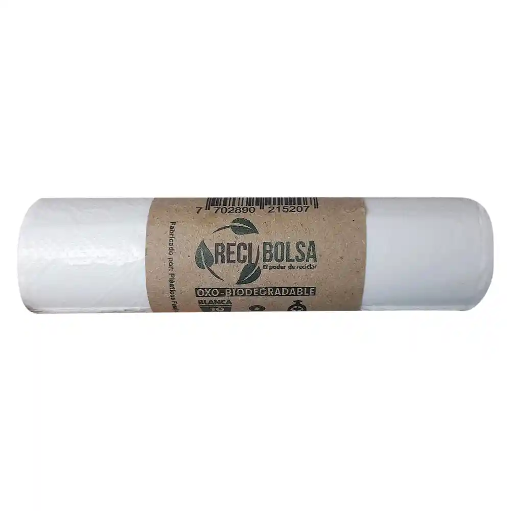 Bolsa Para Basura Recibolsa Blanca 55xunds
