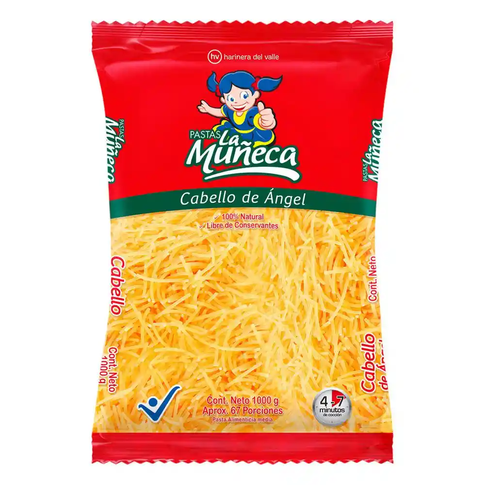 La Muñeca Pasta Cabello Ángel