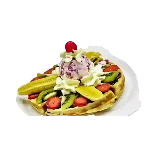 Waffle de Banano