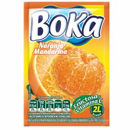 Boka Refresco en Polvo Sabor a Naranja  Mandarina