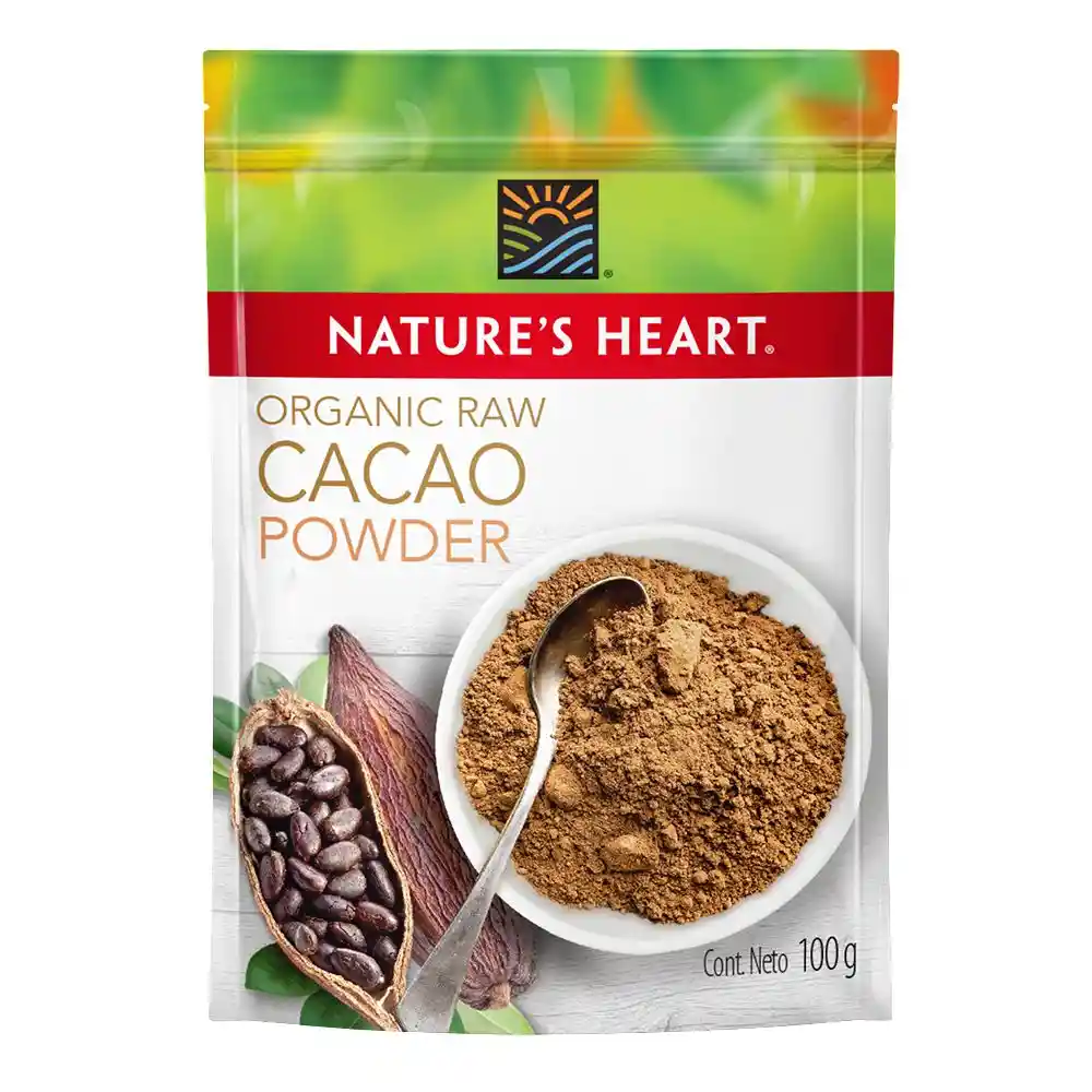 Cacao orgánico en polvo NATURES HEART 100 gr